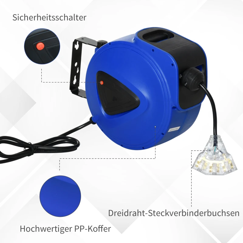 DURHAND kabeltrommel 15 m