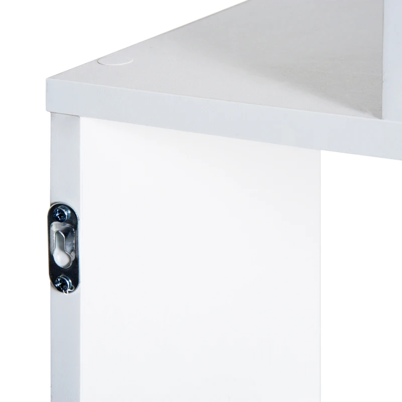 HOMCOM boekenplank wandstelling scheidingswand met 6 vakken vrijstaande stelling archiefplank 3 kleuren