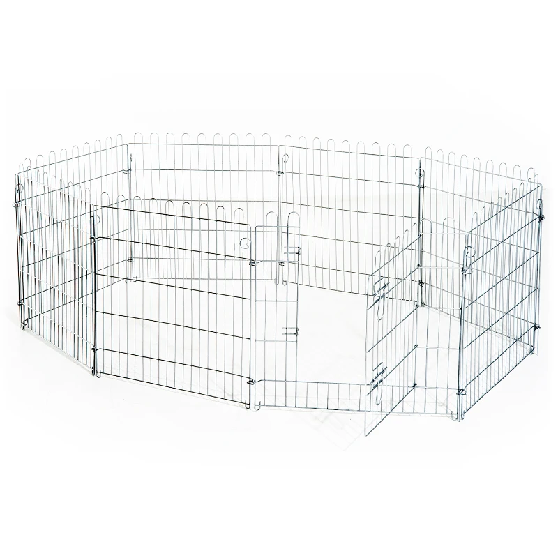 PawHut ren puppy-uitloop box puppyraster 8-delig | Aosom.de