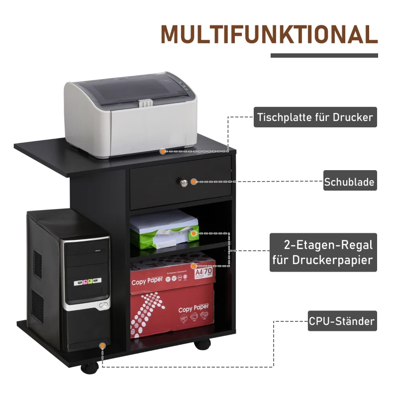 HOMCOM printertafel printerstandaard