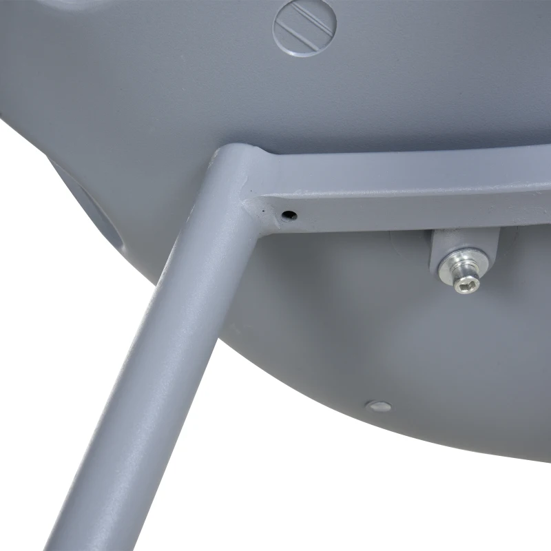 Eetkamerstoelen set van 2 keukenstoel woonkamerstoel met rugleuning PP grijs