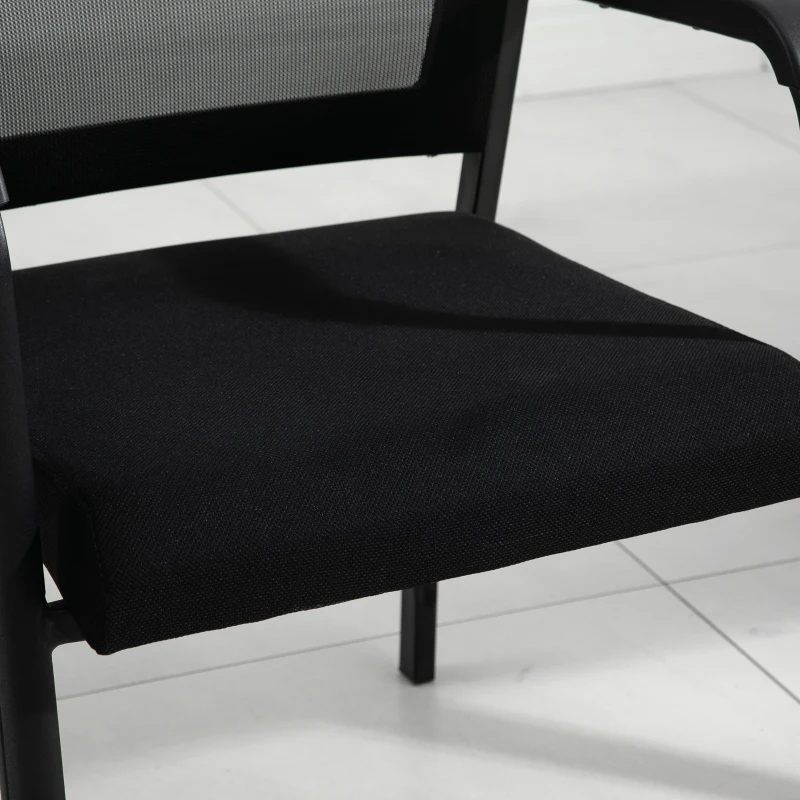 Vinsetto vergaderstoel set van 2 met vloermatten