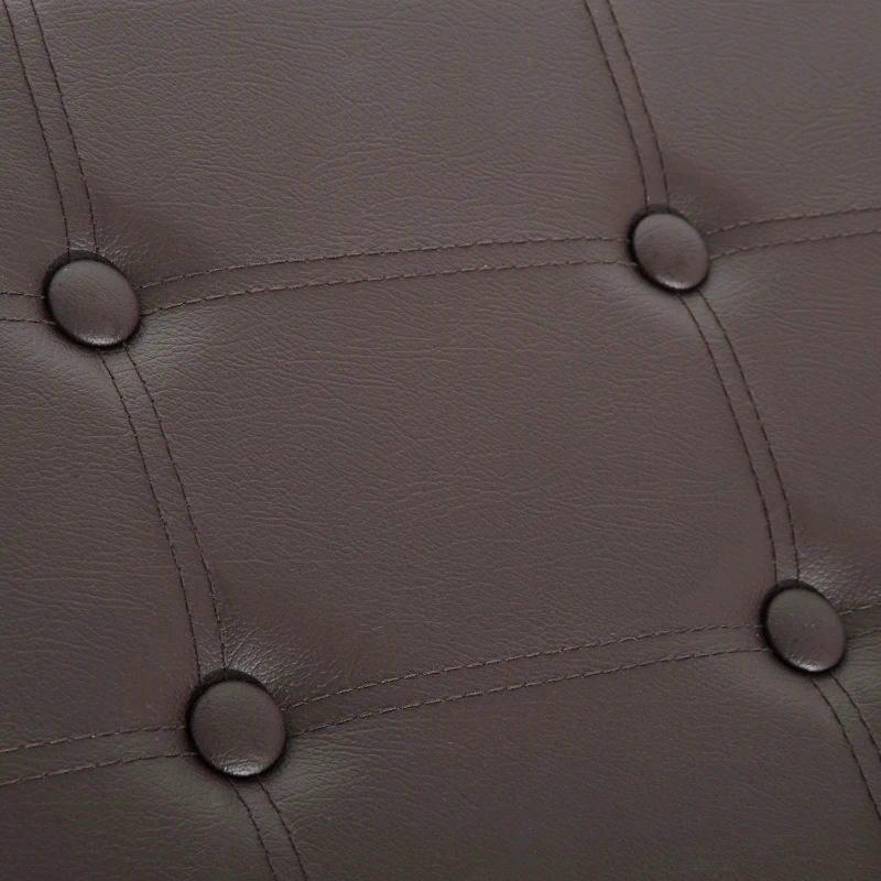 HOMCOM garderobestandaard garderobe kledingrek met zitbank schoenrenrek metaal