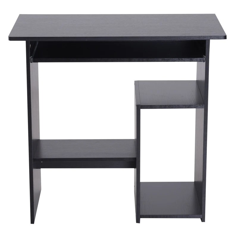 HOMCOM Computertafel bureau kantoortafel speeltafel PC-tafel zwart