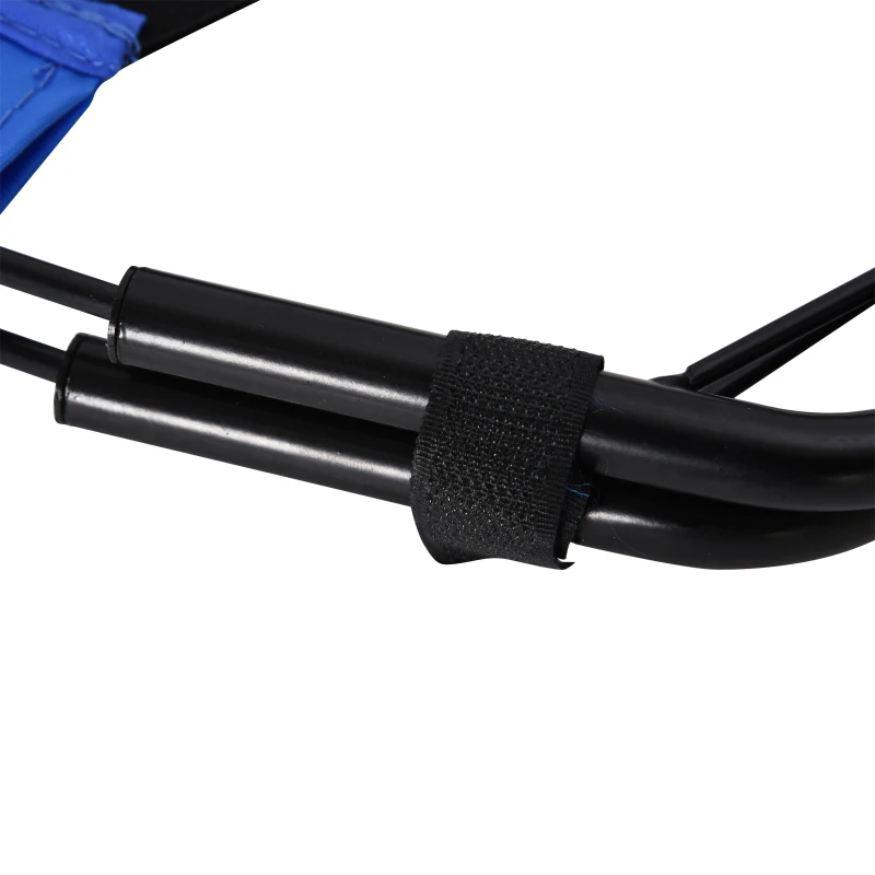 Pop-up doelen voetbaldoelen draagbare voetbaldoelen set van 2 minidoelen opvouwbaar blauw