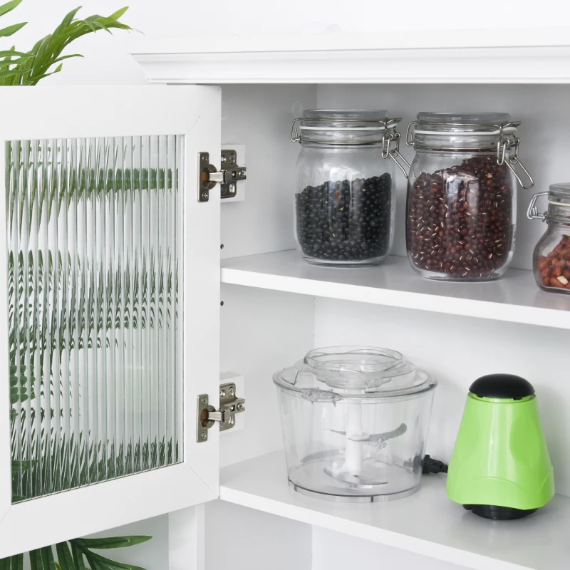 HOMCOM keukenkast met lade hoge kast