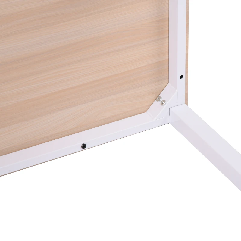 HOMCOM Bureau computertafel bureau zwart/wit