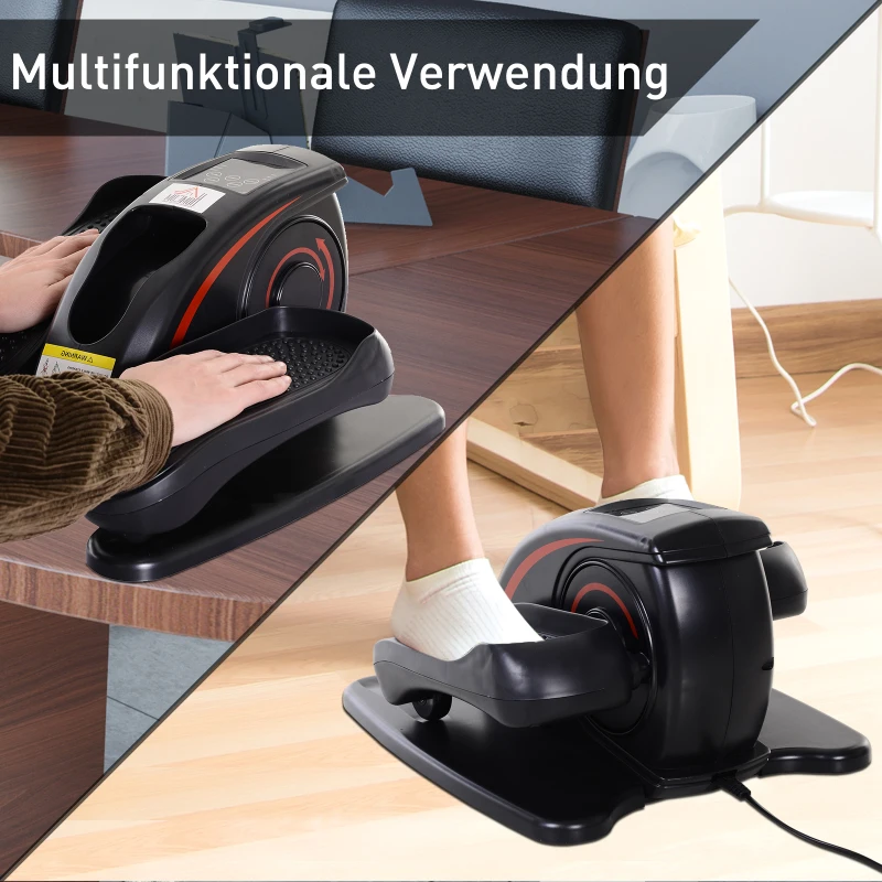 Mini stepper side stepper fitness hometrainer snelheid verstelbaar zwart