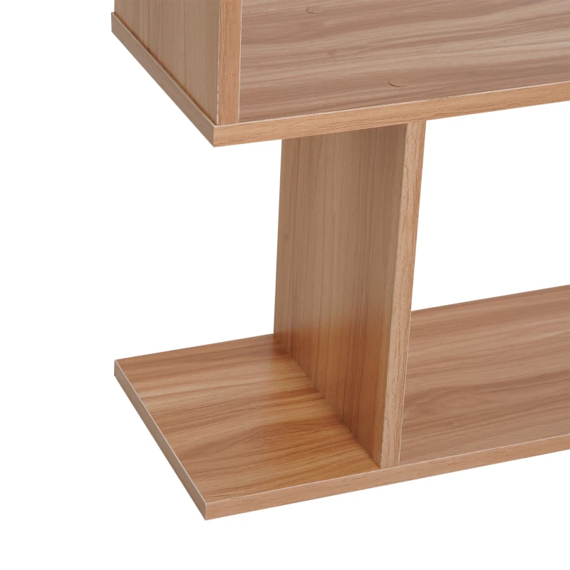 HOMCOM boekenplank wandstelling scheidingswand met 6 vakken vrijstaande stelling archiefplank 3 kleuren