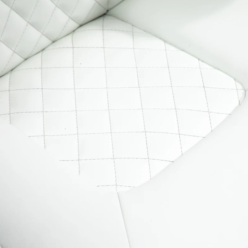 Vinsetto Bureaustoel kantoorstoel inklapbare armsteunen In hoogte verstelbaar kantelfunctie PU