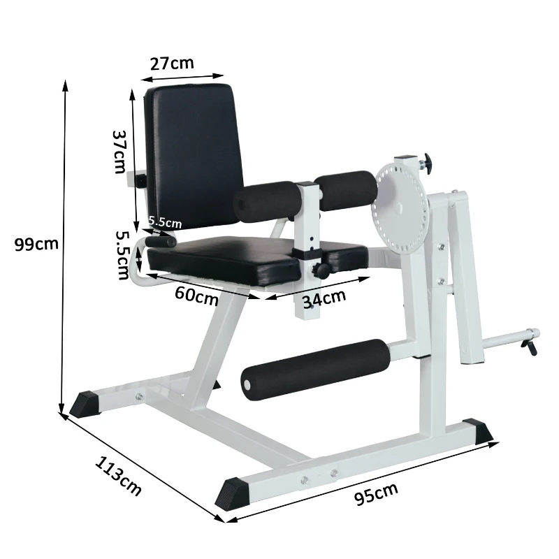 Beenverlenging beenkruller beentrainer fitnessapparaat gym staal