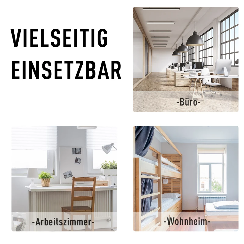 HOMCOM Bureau computertafel bureau zwart/wit