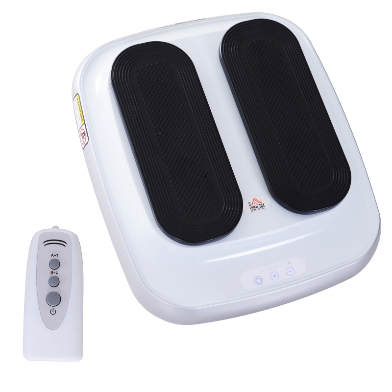 Beentrainer elektrisch passieve gymnastiek fitnessapparaat hometrainer 5 niveaus wit