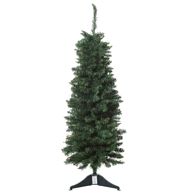 kunstkerstboom 1,2 m kerstboom dennenboom 212 takken PVC groen