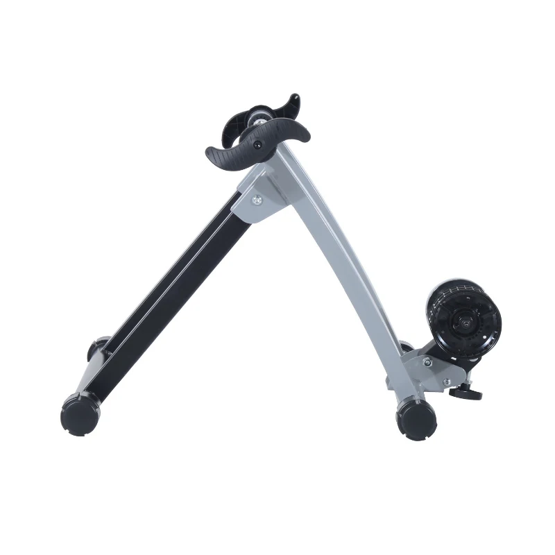 HOMCOM Fietstrainer fiets lucht hometrainer roltrainer 26-28 inch 2 kleuren