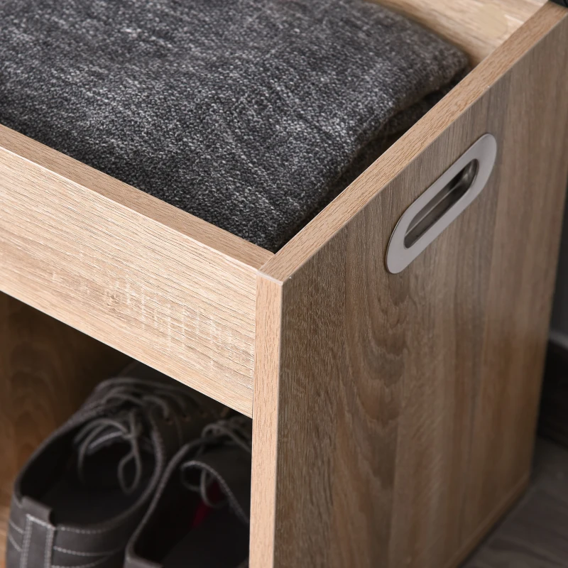 Schoenenbank zitbank zitkist inkomhal gang PU naturel