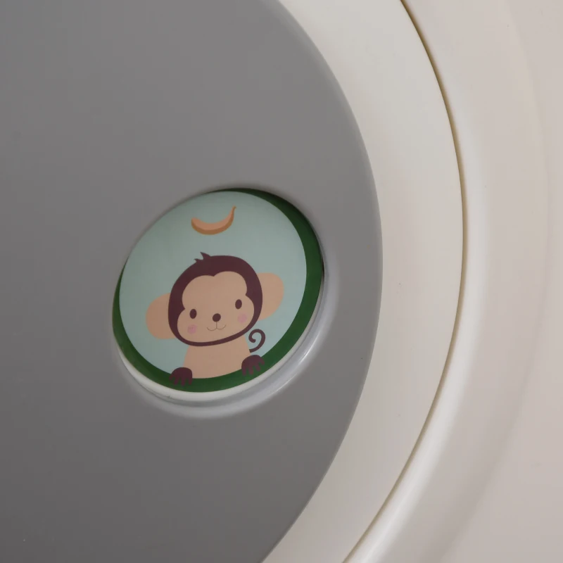 babybox 14 elementen beschermhek met deur en spel HDPE PP wit