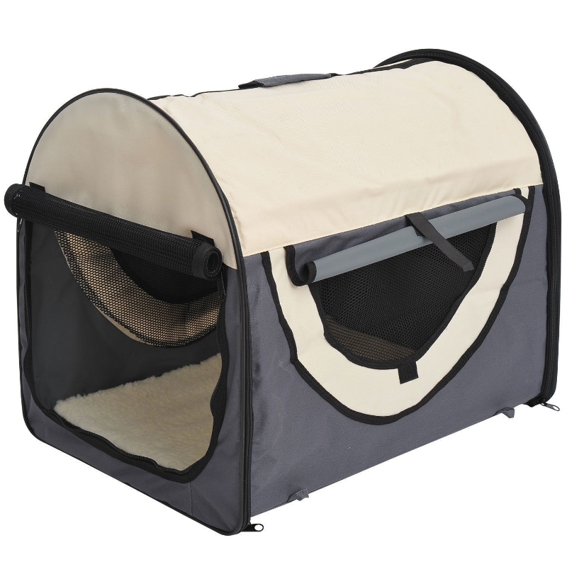 PawHut hondenbox inklapbare hondentransportbox dier 2 kleuren 5 maten