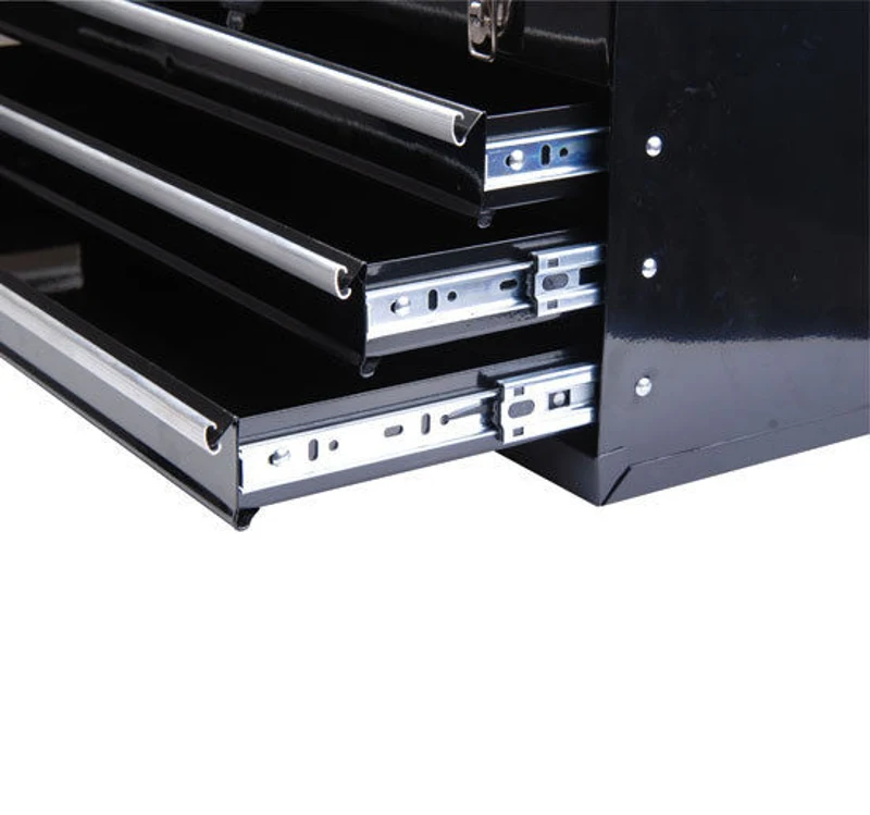 Gereedschapskist gereedschapskoffer gereedschapskist metaal 540 x 290 x 220 mm zwart