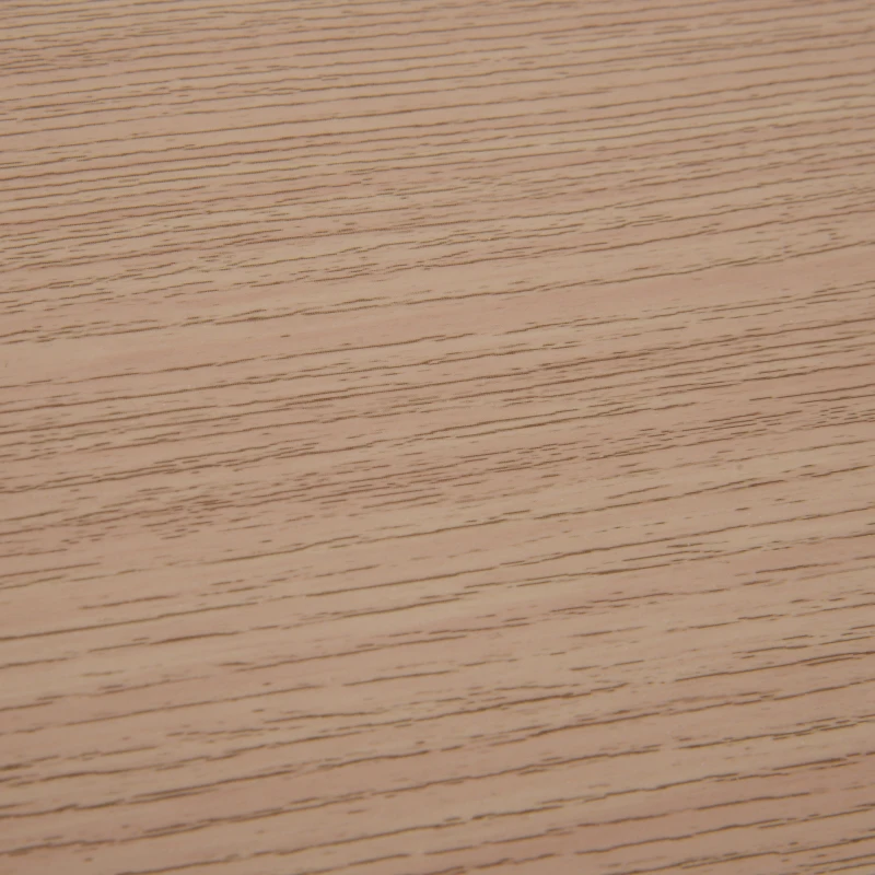 HOMCOM Rolcontainer archiefkast kantoorkast met 3 schuiflades 4 wielen MDF wit + naturel