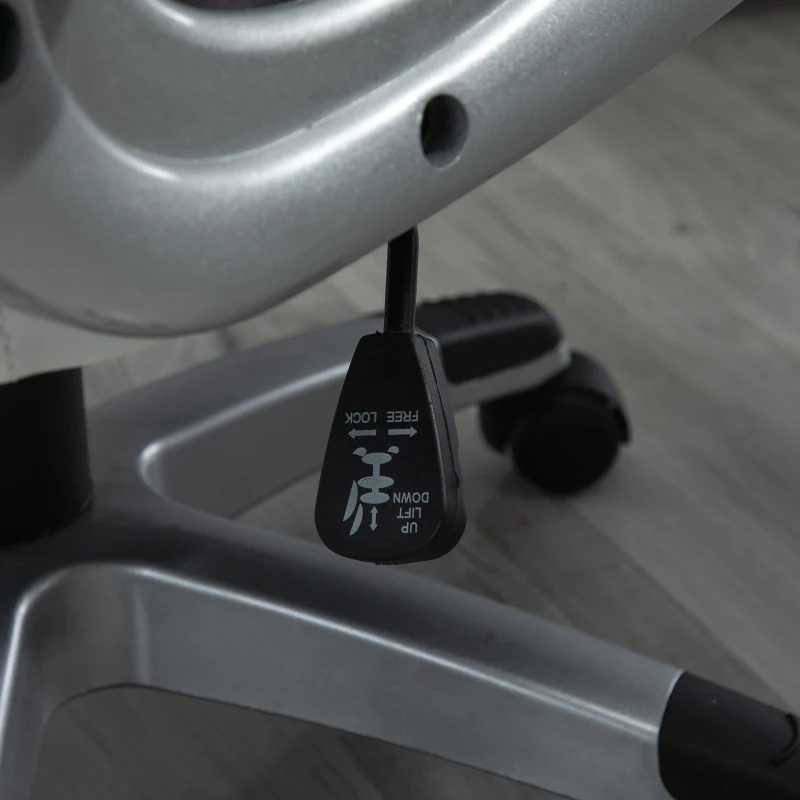 Vinsetto Bureaustoel kantoorstoel inklapbare armsteunen In hoogte verstelbaar kantelfunctie PU