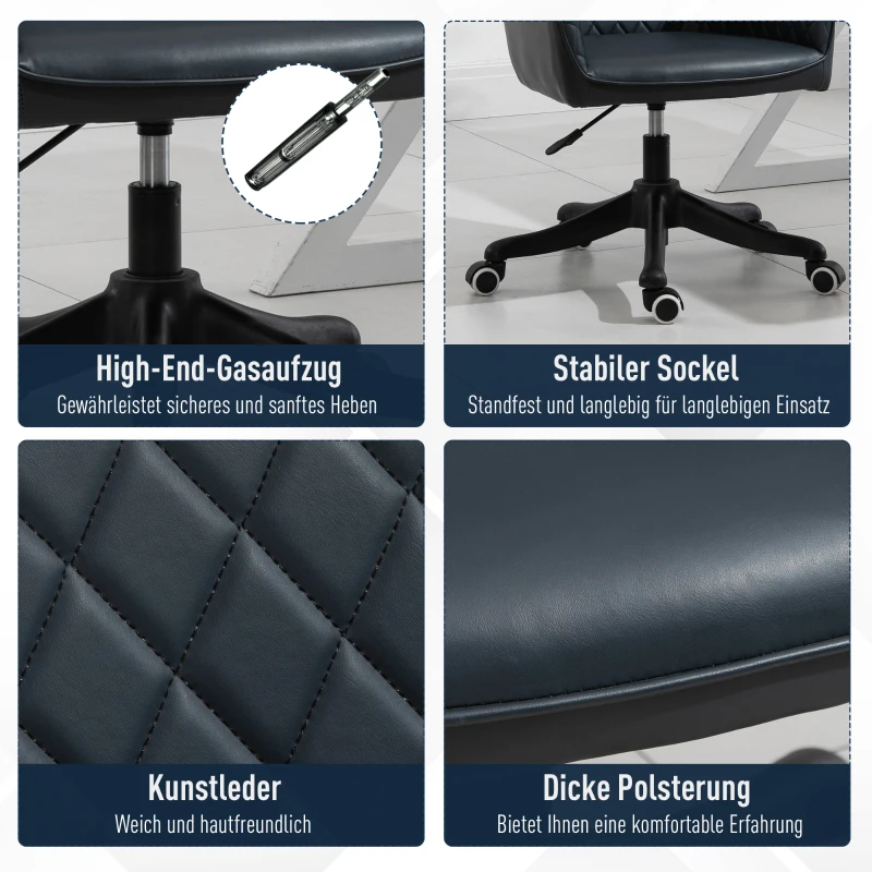 Vinsetto massage bureaustoel kantoorstoel