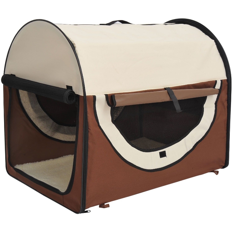 PawHut hondenbox inklapbare hondentransportbox dier 2 kleuren 5 maten