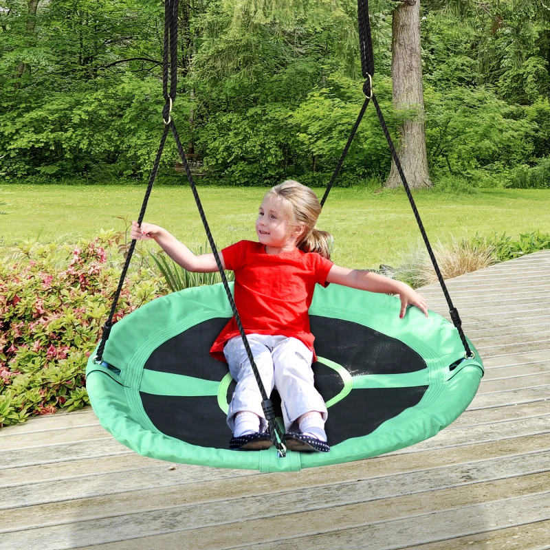 HOMCOM Nestschommel kinderschommel tuinschommel belastbaar tot 100 kg