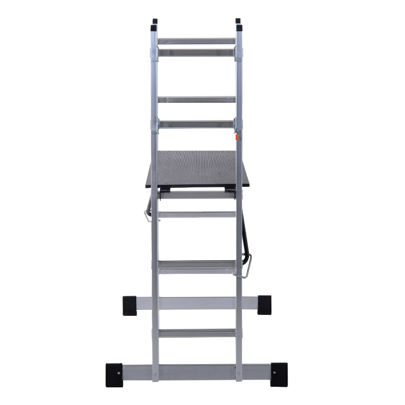Homcom 3 in 1 aluminium werksteiger multifunctionele ladder | Aosom.de