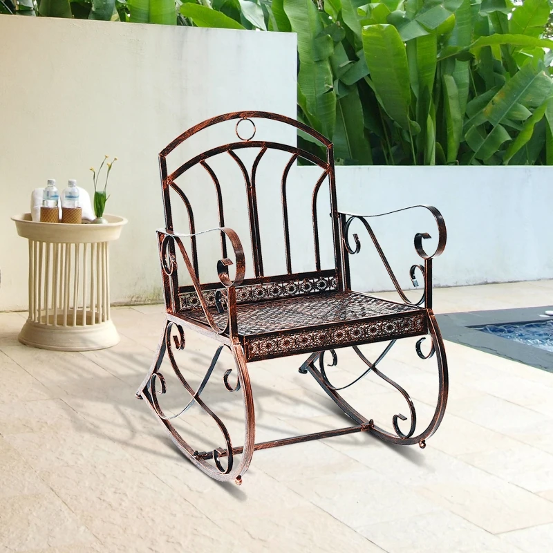 Schommelstoel swingstoel schommelzetel tuinstoel stoel relaxstoel metaal