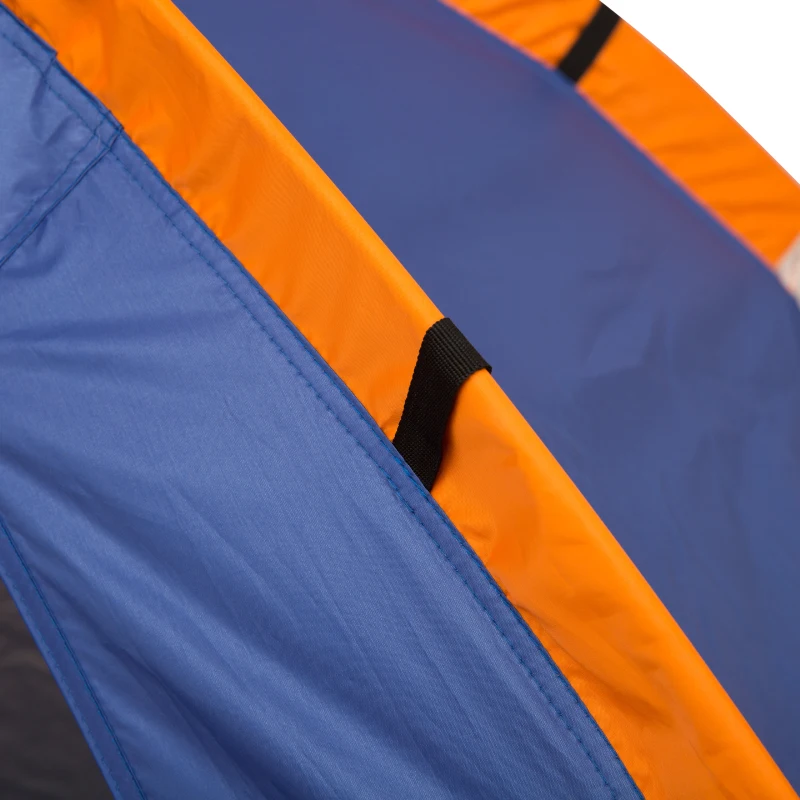 Outsunny Strandschelp strandtent pop-up camping tent draagtas 2-3 personen glasvezel