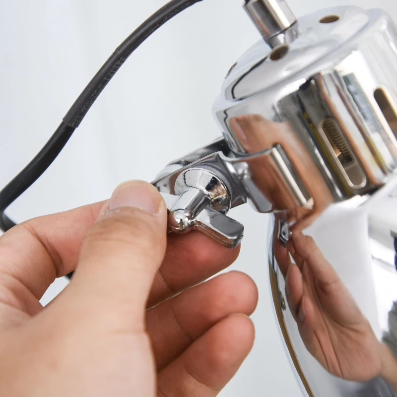 HOMCOM Vloerlamp in hoogte verstelbare vloerlamp verstelbare kap E27 massief hout