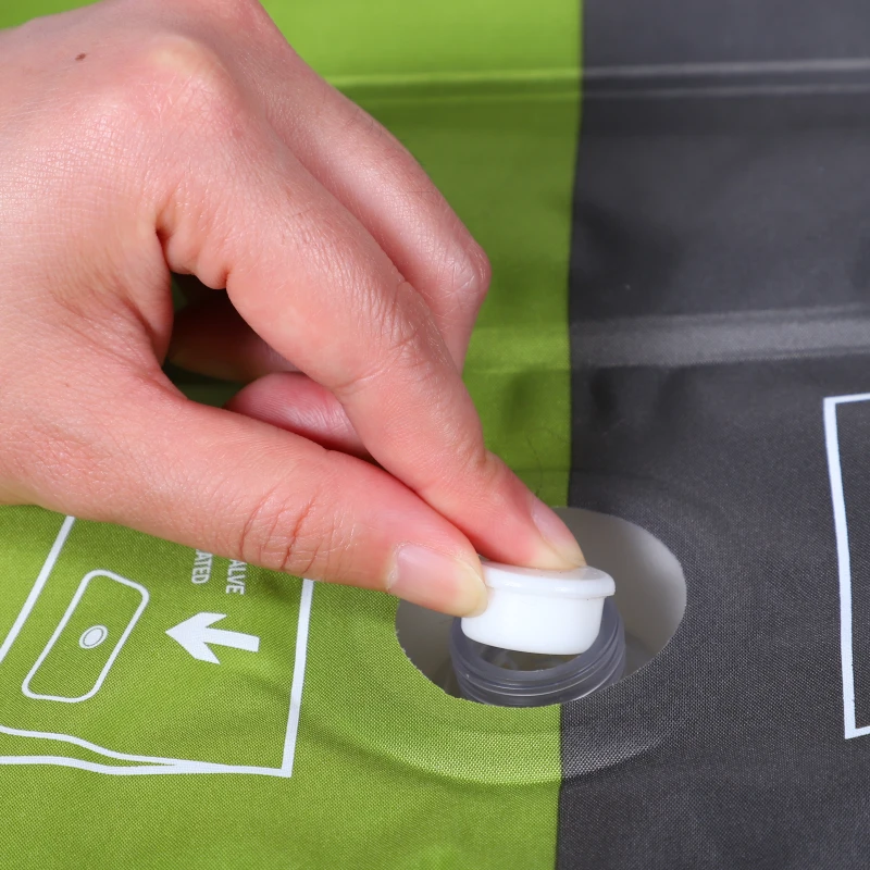 Luchtmatras luchtbed camping zelfopblaasbaar matras slaapmat pongee groen