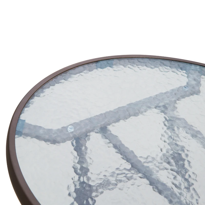 Outsunny® bistroset balkonset tuinset 3-delig poly-rotan inklapbaar bruin