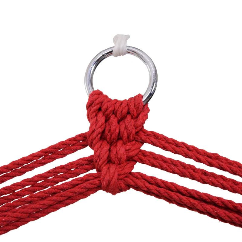 Outsunny Hangstoel zwevende stoel hangmat stoel gestoffeerde stoel buiten 100 x 60 cm tot 120 kg