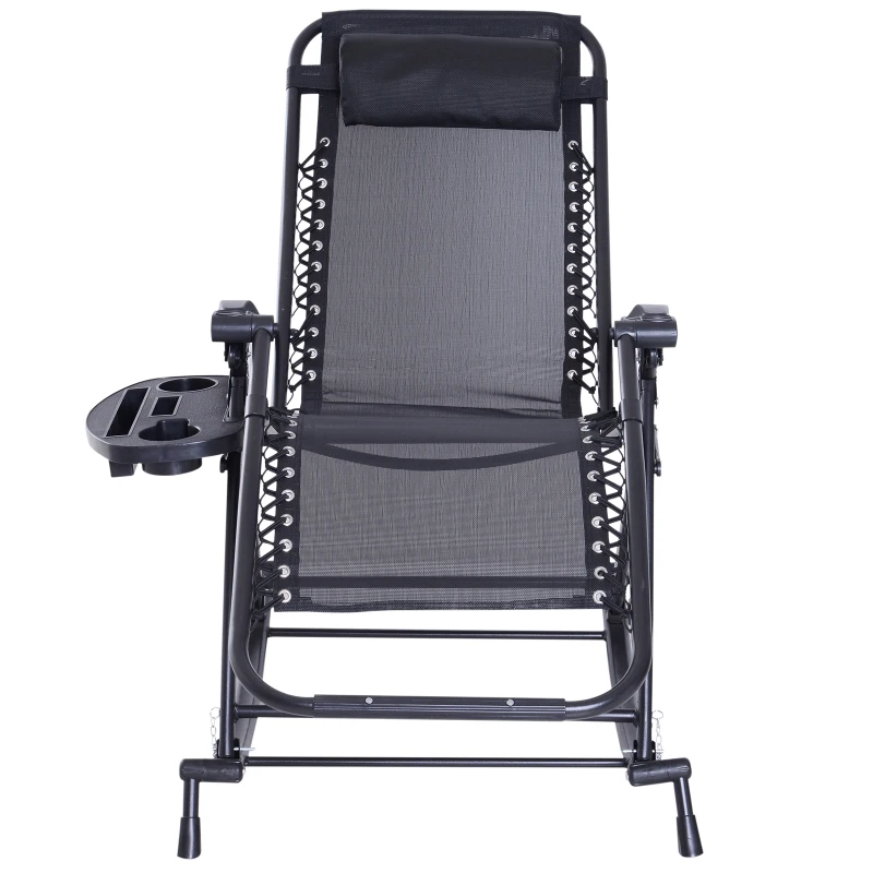 Schommelstoel schommel-stoel relaxen ligstoel schommelstoel inklapbaar verstelbaar kussen