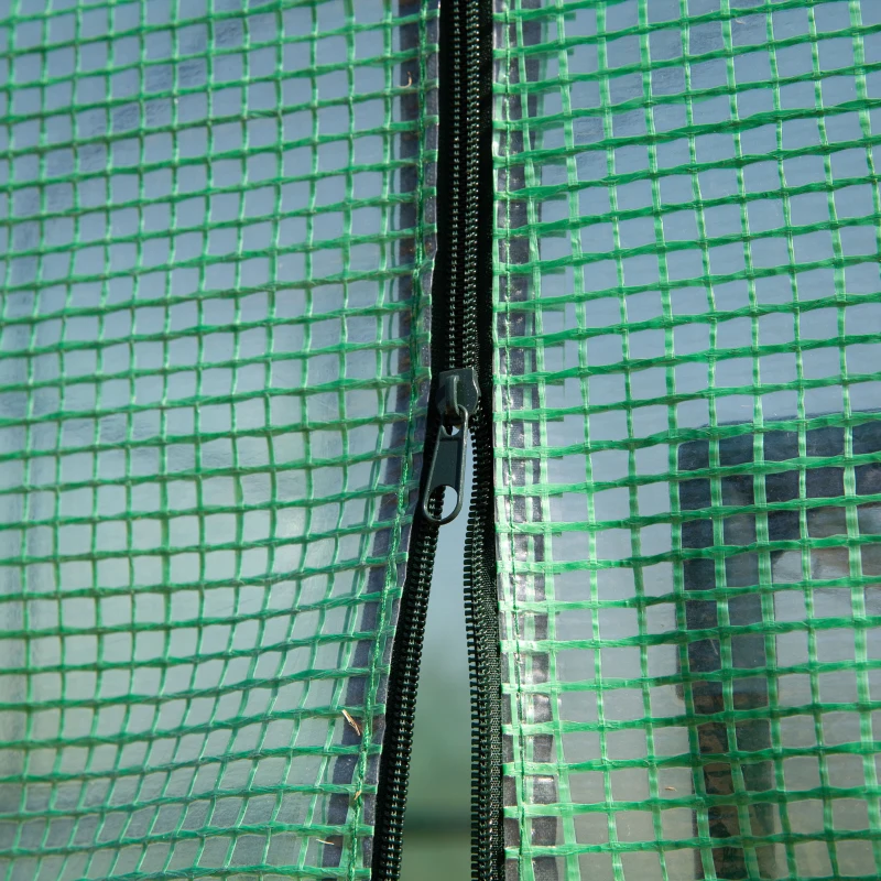 Outsunny Kas broeikas bloemenrek koude frame tomaten kamerplant huis voor tuin