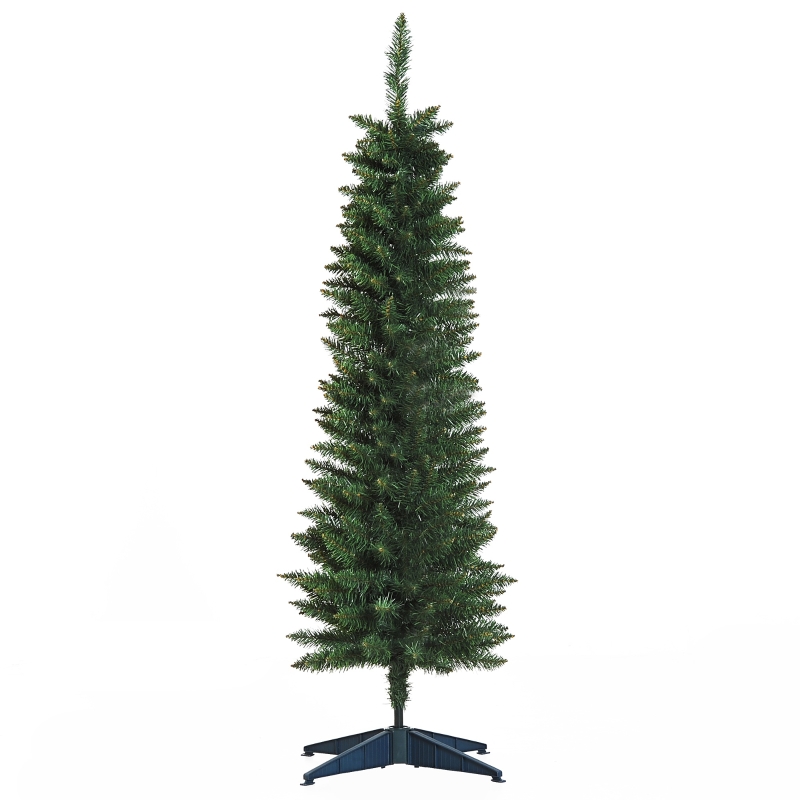HOMCOM 1.5m Christmas Tree Artificial Pine Holiday Décor with Metal Stand