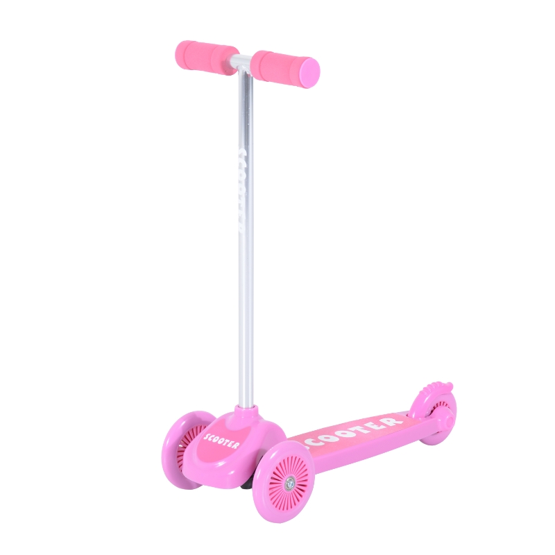 Childrens Mini Scooter, 3 WheelsPink aosom.ie