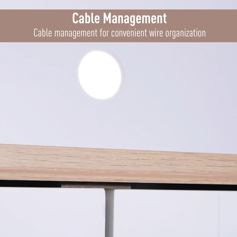 HOMCOM Unit Cabinet Drawer Storage Pantry Home White 180x101cm Freestanding Kitchen Cabinet