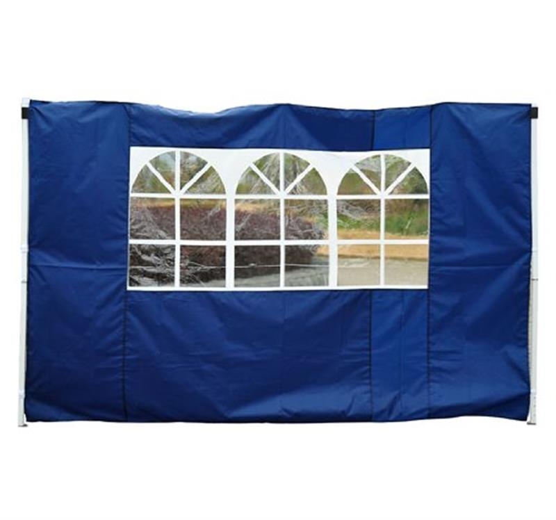 Outsunny 3m Gazebo Exchangeable Side Panel Panels W/ Window-Blue