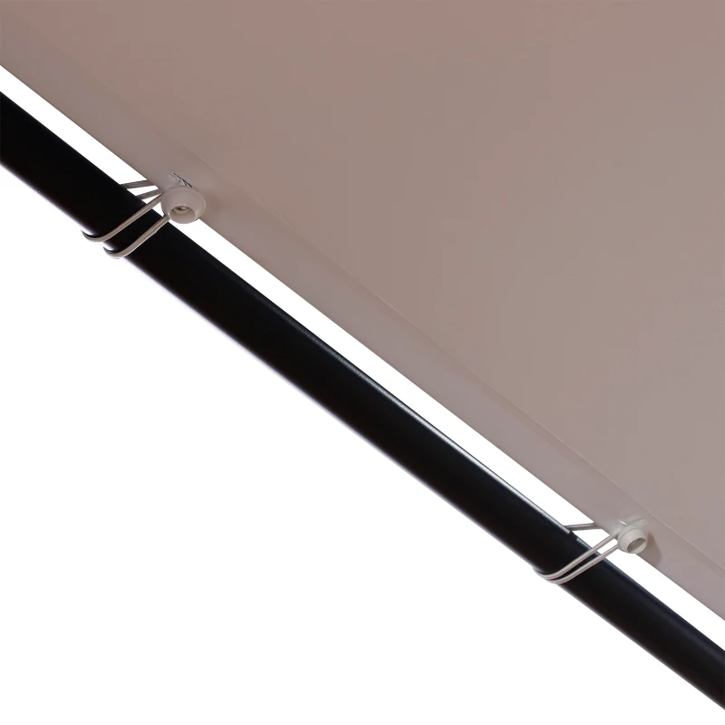 Outsunny 3.5m x 3.5m Pavilion Steel Frame Garden Canopy White