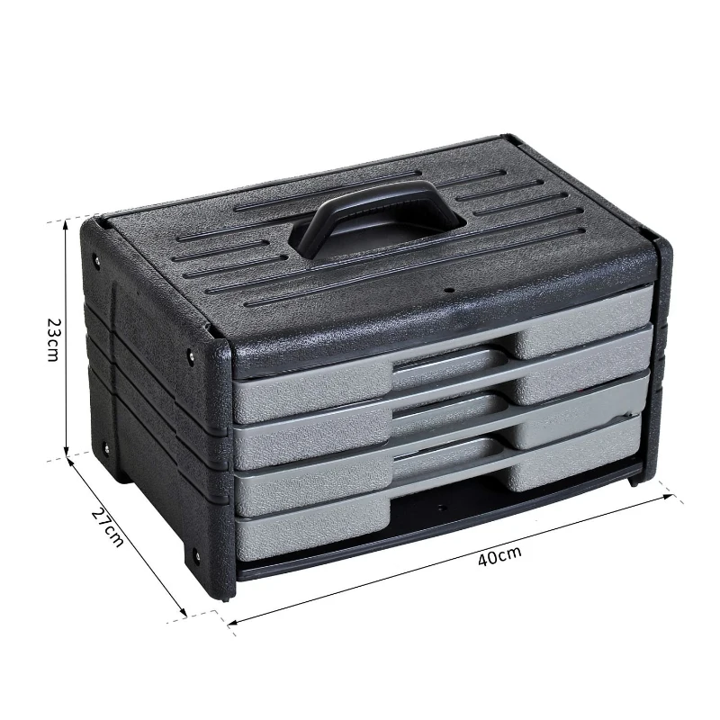 HOMCOM Portable Mechanic Auto Tool Set, 99 pcs