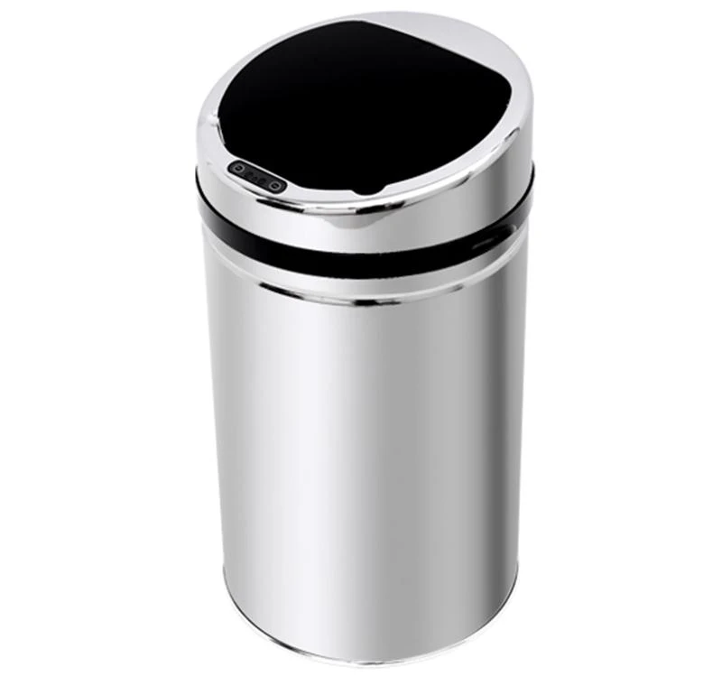 HOMCOM 30L Stainless Steel Sensor Trash Can W/ Bucket-Chrome