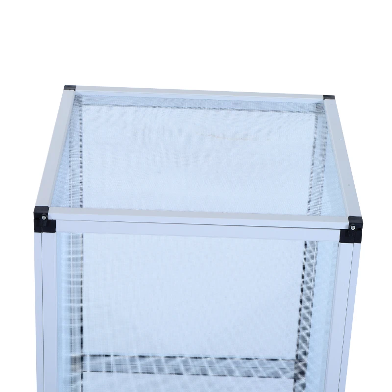 PawHut Aluminium Fresh Air Screen Vivarium, Waterproof, 45Lx45Wx80H cm
