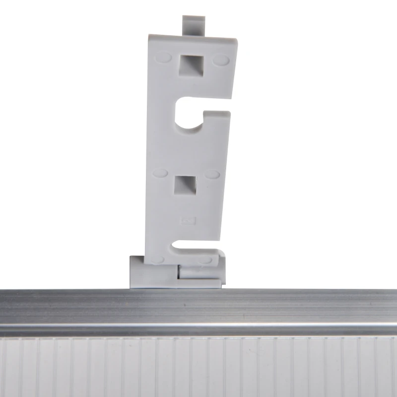 Outsunny Garden Polycarbonate Cold Frame Greenhouse Grow House Flower Vegetable Plants Bed Aluminum Frame  99L x 59.5W x 43.5H cm