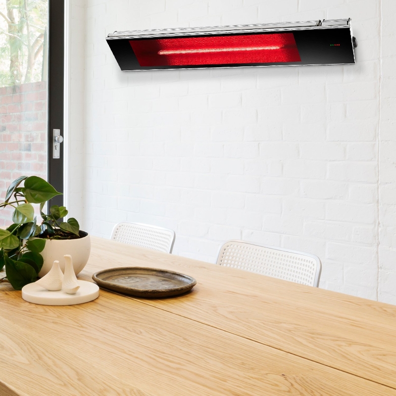 Wall Mounted Electric Infrared Heater, 1800W aosom.ie
