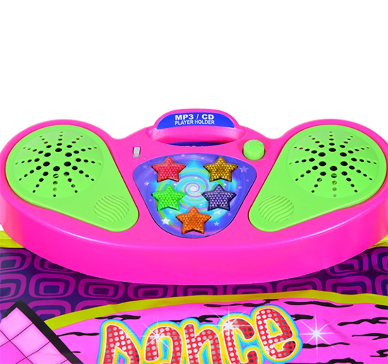 HOMCOM Battery Powered Plastic Musical Light-Up Dance Mat