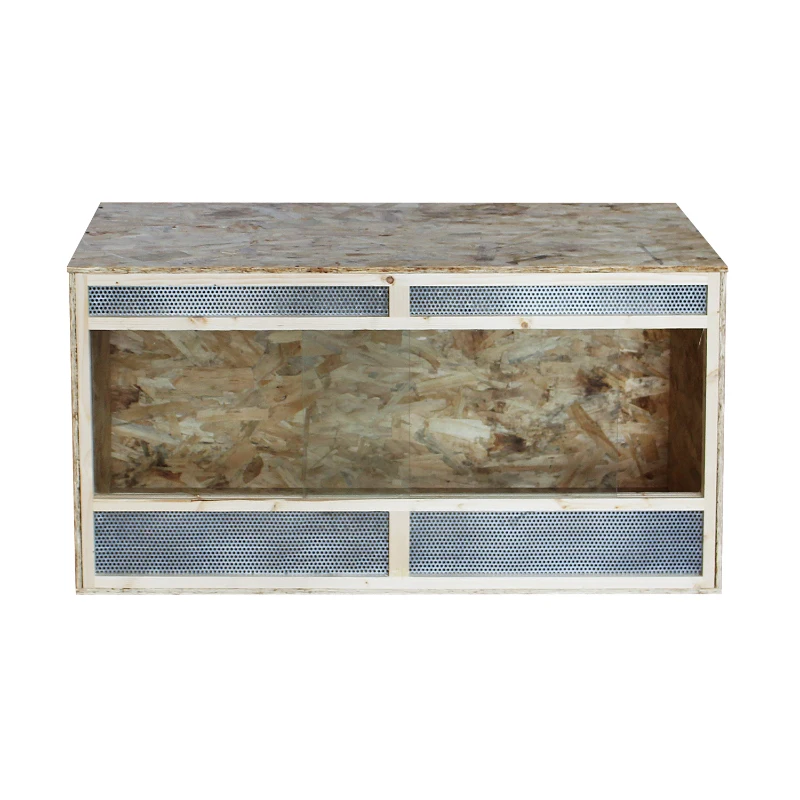 HOMCOM 2.6 Ft Wooden Reptile Vivarium House