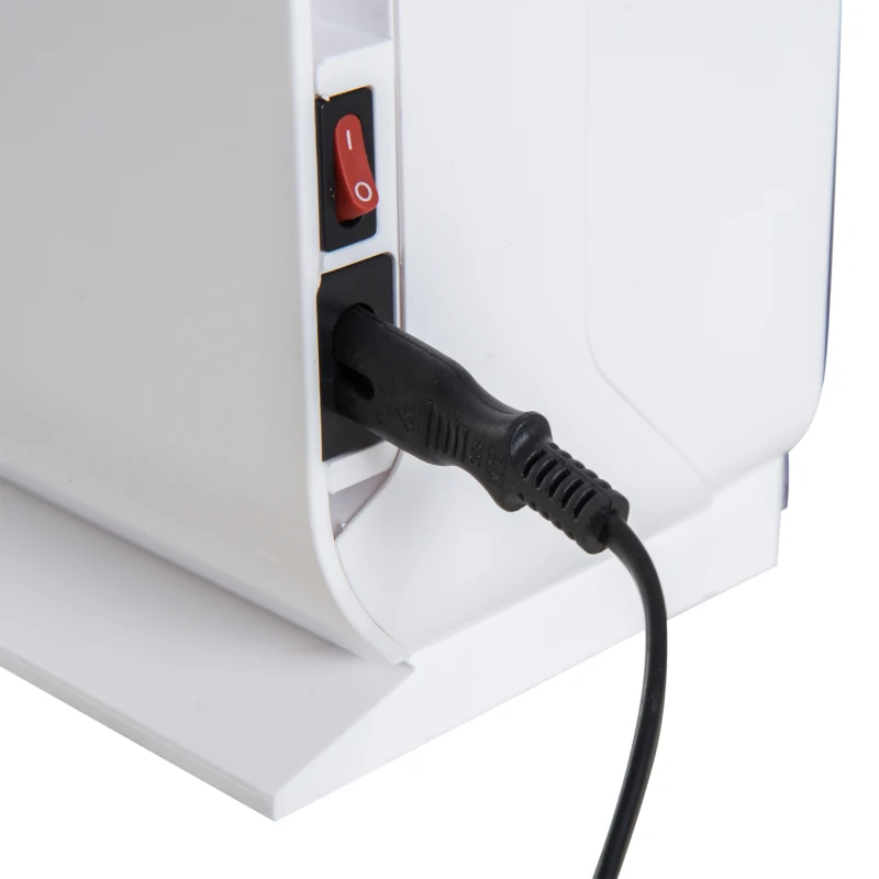 HOMCOM Portable Dehumidifier 1300ml 18.1Lx12.7Wx28.8H cm - White